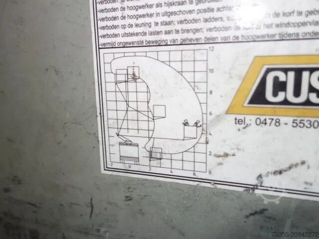 Hebebühne Iveco Daily 35S14 CUSTERS 12 METER SKY WORKER EURO 6 ...