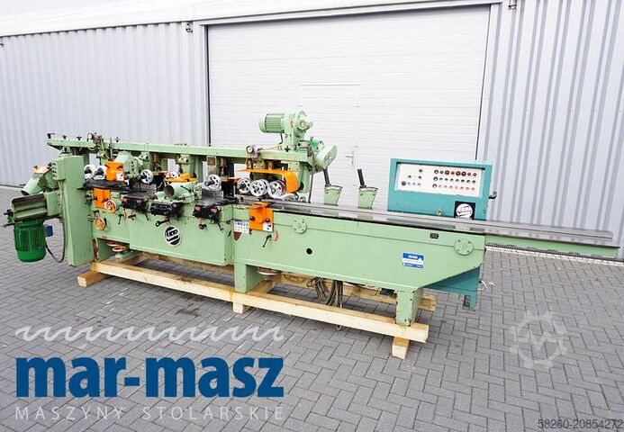 Four-sided planer with 7 heads WEINIG 