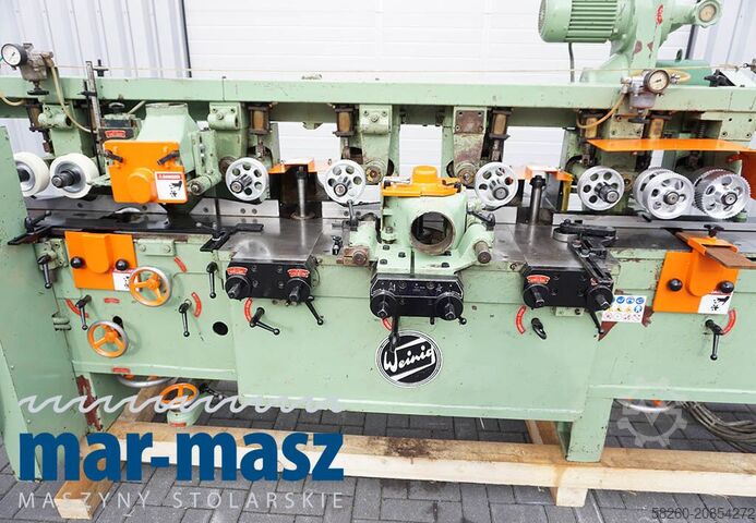 Four-sided planer with 7 heads WEINIG 