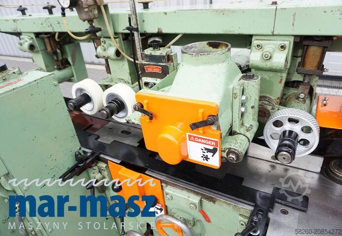 Four-sided planer with 7 heads WEINIG 