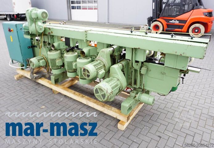 Four-sided planer with 7 heads WEINIG 