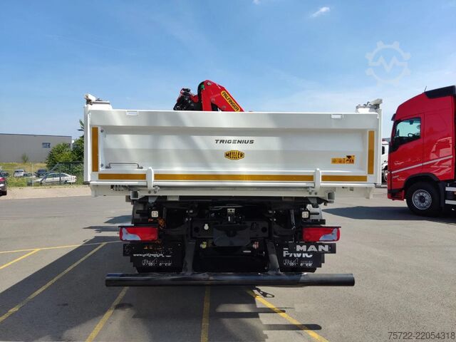 3-Seiten-Kipper MAN TGM 18.320 4x2 BL MEILLER Krankipper Palfinger