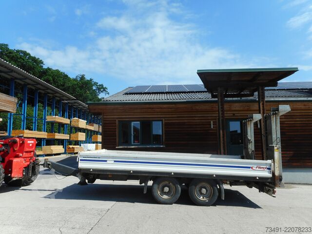 Low loader trailer for construction machinery FLIEGL TPS 100
