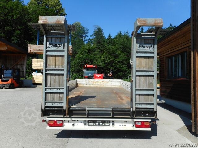 Low loader trailer for construction machinery FLIEGL TPS 100