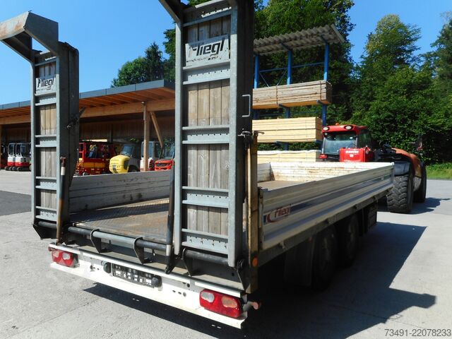 Low loader trailer for construction machinery FLIEGL TPS 100