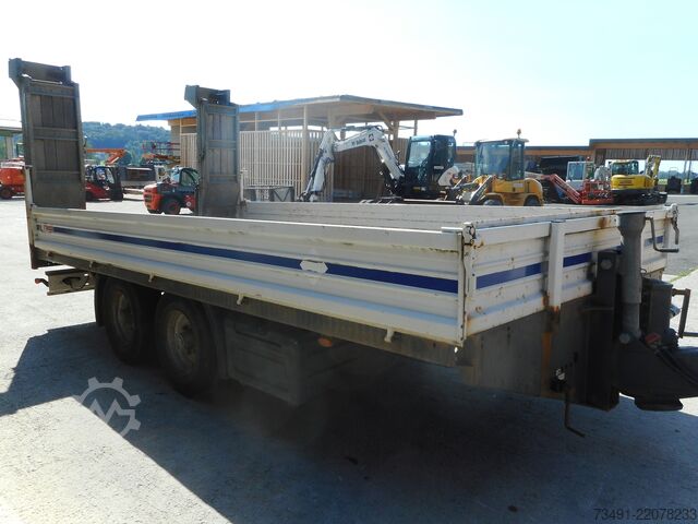 Low loader trailer for construction machinery FLIEGL TPS 100
