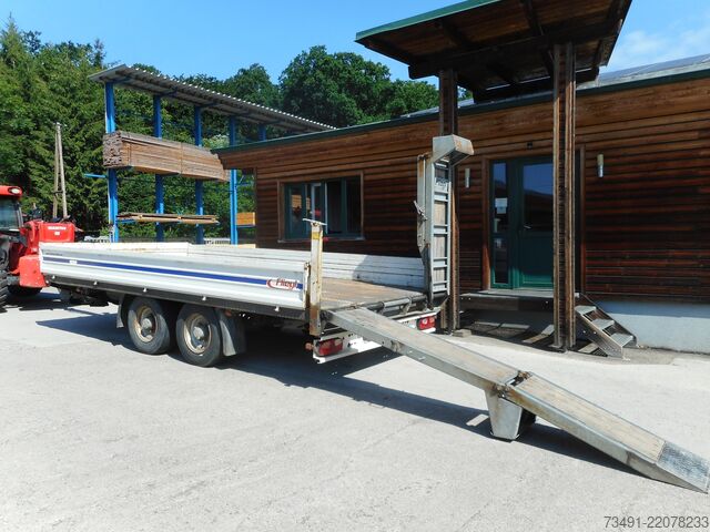 Low loader trailer for construction machinery FLIEGL TPS 100
