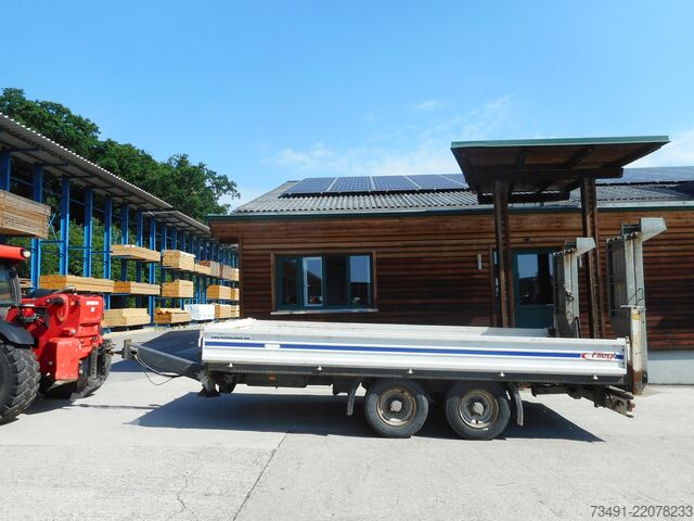 Low loader trailer for construction machinery FLIEGL TPS 100