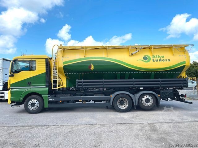 LKW mit Tankaufbau MAN TGX 26.460 mit 31m³ Heitling Silo / 4 Kammern