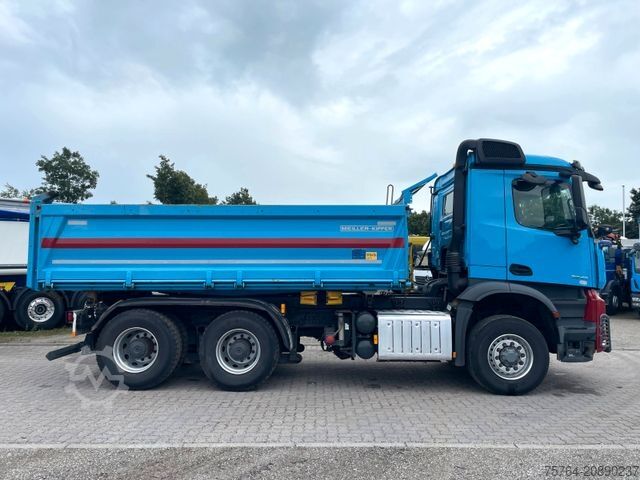 Dreiseitenkipper LKW MERCEDES-BENZ 2643 /6x6H ALLRAD/Meiller/Bordmatik/Schneeplatte