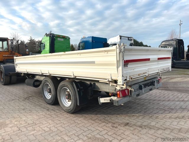 Dreiseitenkipper Anhänger FLIEGL 3-Seiten Tandemkippanhänger / Alu-Rampen/13,5 t