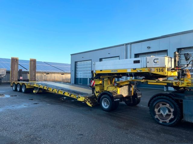 Tieflader-Sattelauflieger GOLDHOFER STZ-VLS4-37/80 Tiefbett + SX 1-25/80 Dolly