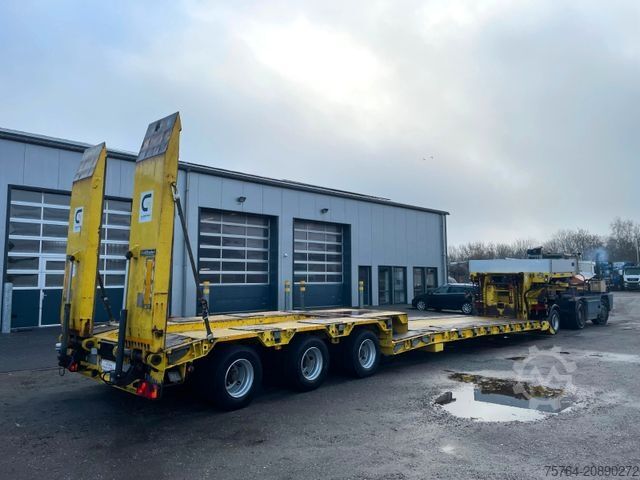 Tieflader-Sattelauflieger GOLDHOFER STZ-VLS4-37/80 Tiefbett + SX 1-25/80 Dolly