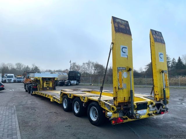 Tieflader-Sattelauflieger GOLDHOFER STZ-VLS4-37/80 Tiefbett + SX 1-25/80 Dolly