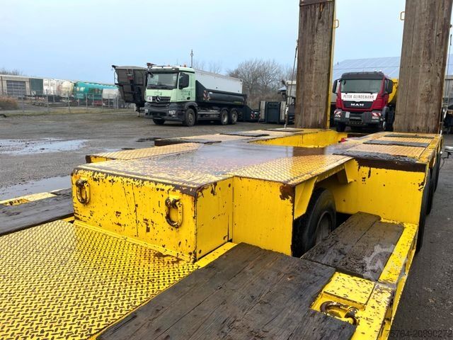 Tieflader-Sattelauflieger GOLDHOFER STZ-VLS4-37/80 Tiefbett + SX 1-25/80 Dolly