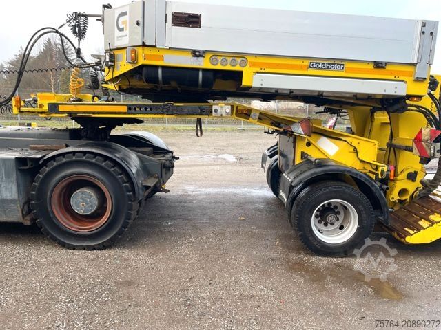 Tieflader-Sattelauflieger GOLDHOFER STZ-VLS4-37/80 Tiefbett + SX 1-25/80 Dolly