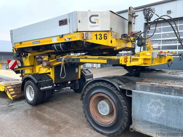 Tieflader-Sattelauflieger GOLDHOFER STZ-VLS4-37/80 Tiefbett + SX 1-25/80 Dolly