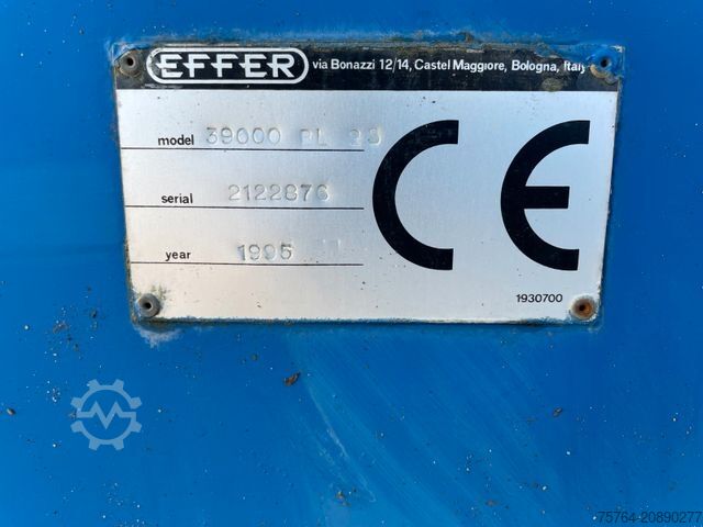 Autokran IVECO 260-36 Magirus / Effer 39000 / Funkn/ 6x4