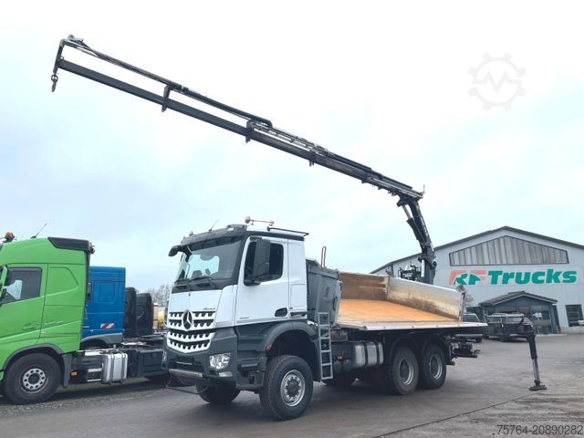 Autokran MERCEDES-BENZ 3351 Arocs/ABNEHMBARER Kran/Kipper/Bordmatik/6x6