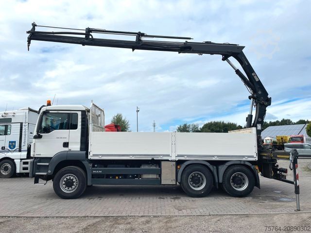 LKW mit Pritsche (offen) MAN TGS 26.440/Pritsche/Hiab 211 EP-3/FUNK/6x6 Hydro