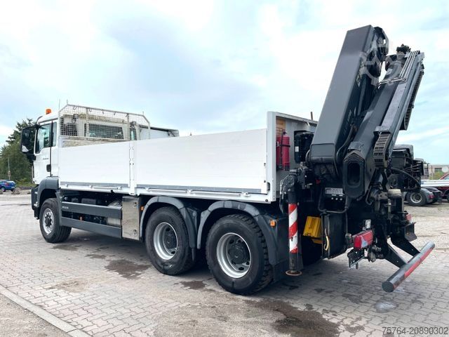 LKW mit Pritsche (offen) MAN TGS 26.440/Pritsche/Hiab 211 EP-3/FUNK/6x6 Hydro