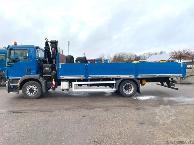 LKW mit Pritsche (offen) MAN TGM 15.250/HIAB Kran/Funk/ 6,7m Pritsche/94tkm