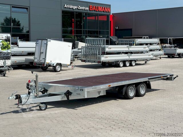 Autotrailer Martz GT PLATEAU 450/2 S 2,7T 449X211CM 2700KG HOCHLADER | RAMPEN
