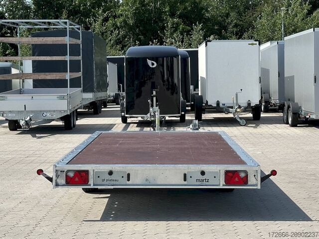 Autotrailer Martz GT PLATEAU 450/2 S 2,7T 449X211CM 2700KG HOCHLADER | RAMPEN