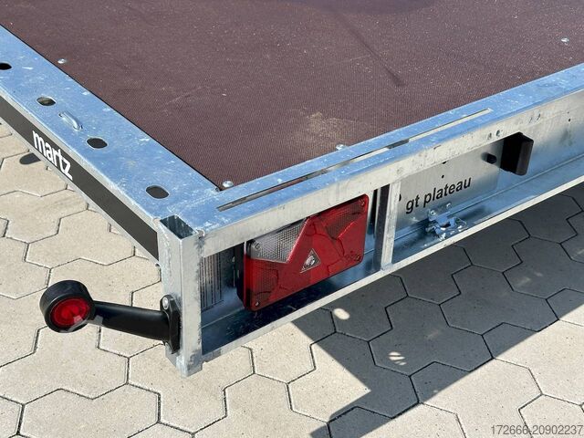 Autotrailer Martz GT PLATEAU 450/2 S 2,7T 449X211CM 2700KG HOCHLADER | RAMPEN