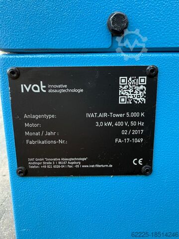 Welding fume extraction IVAT IVAT AIR-Tower 5000 K