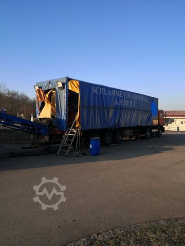 Mobile filter press on semi-trailer Netzsch 1200 x 1200 KAMMERFILTERPRESSE