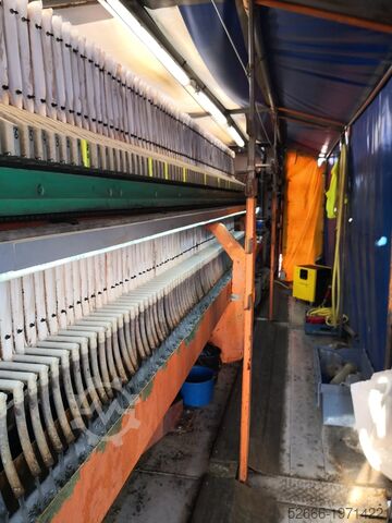 Mobile filter press on semi-trailer Netzsch 1200 x 1200 KAMMERFILTERPRESSE