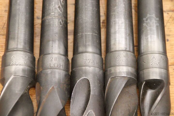 Spiralbohrer 37 Stück Holex,WMW,Gühring Zweischneidig Ø 14,5 - 31,5 mm