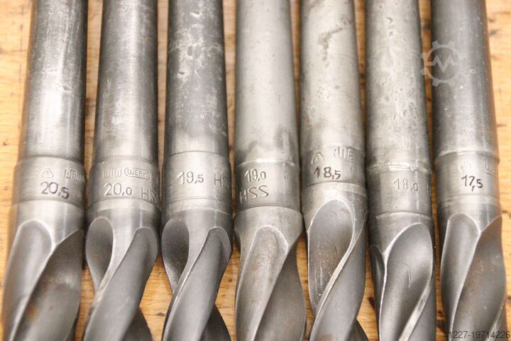 Spiralbohrer 37 Stück Holex,WMW,Gühring Zweischneidig Ø 14,5 - 31,5 mm