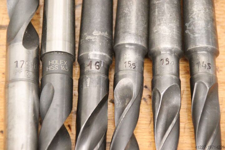 Spiralbohrer 37 Stück Holex,WMW,Gühring Zweischneidig Ø 14,5 - 31,5 mm