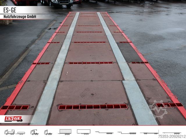Auflieger mit Arbeitsbühne KÖGEL 3-Achs-Mega Chassis