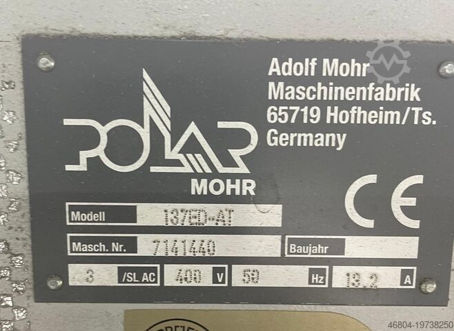 Papierschneidemaschine Polar 137 ED-AT