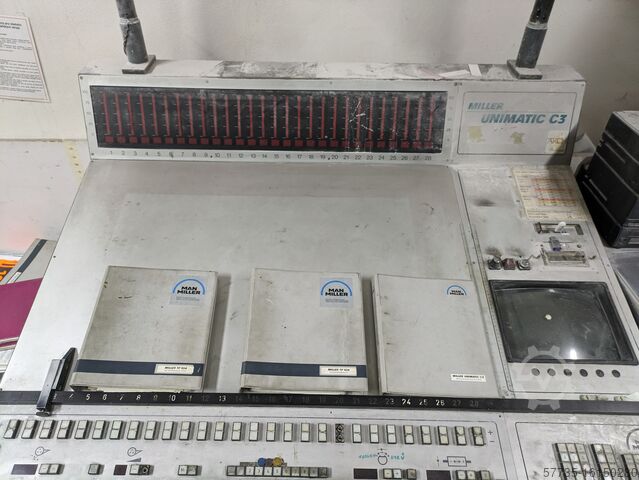 Offset printing machine MAN Miller TP104/5c+LC
