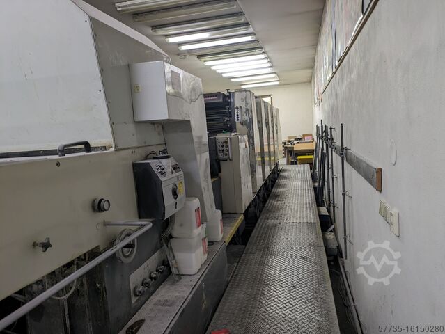 Offset printing machine MAN Miller TP104/5c+LC