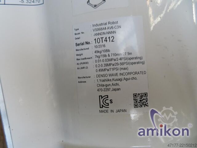 6-axis robot Denso VS-068