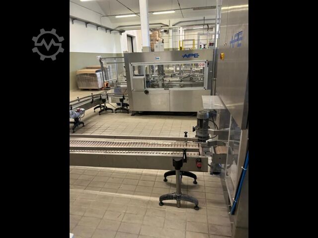 Used Complete Bottling line for vine - glass - 10.000 BPH Cames MASTER TRONIC 40/48/8-8