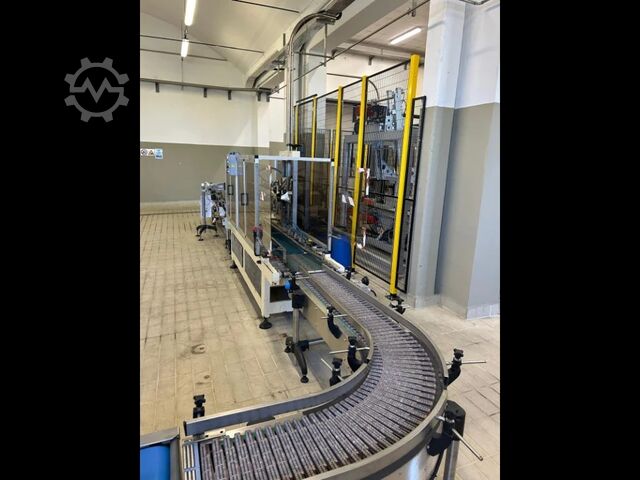 Used Complete Bottling line for vine - glass - 10.000 BPH Cames MASTER TRONIC 40/48/8-8