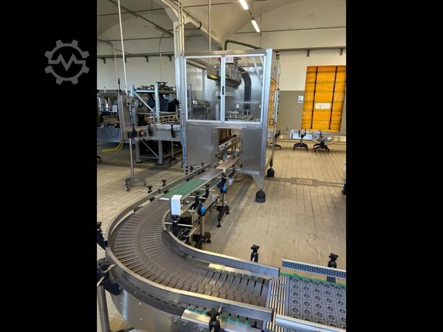 Used Complete Bottling line for vine - glass - 10.000 BPH Cames MASTER TRONIC 40/48/8-8
