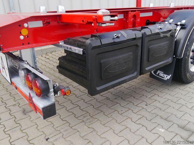 Trailer Swap Chassis Fliegl Tandem-Wechselanhänger TWP 180 Standard