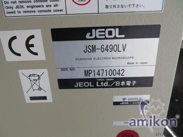 Scanning Electron Microscope (PC-SEM) Jeol JSM-6490 Bruker XFlash Detektor