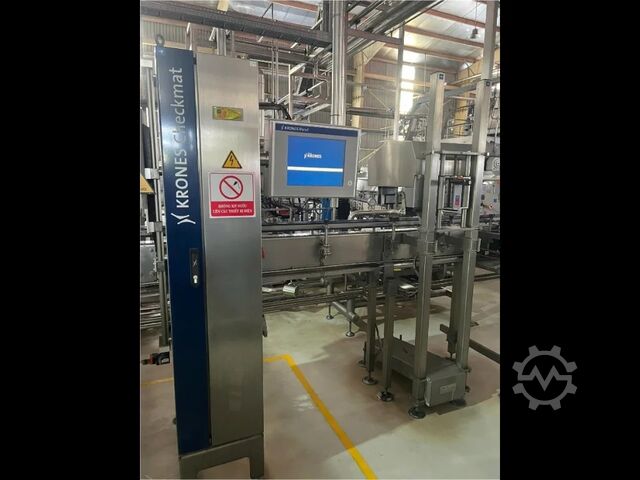 Used KRONES filling glass line for beer 34000 BPH Krones 
