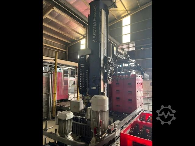 Used KRONES filling glass line for beer 34000 BPH Krones 