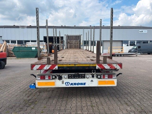 Open semitrailer KRONE SD Stahlmattenauflieger