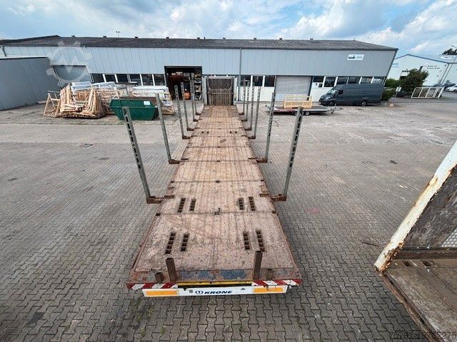 Open semitrailer KRONE SD Stahlmattenauflieger