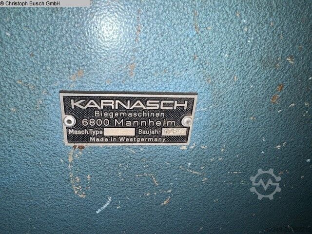 Bending machine horizontal KARNASCH S/400